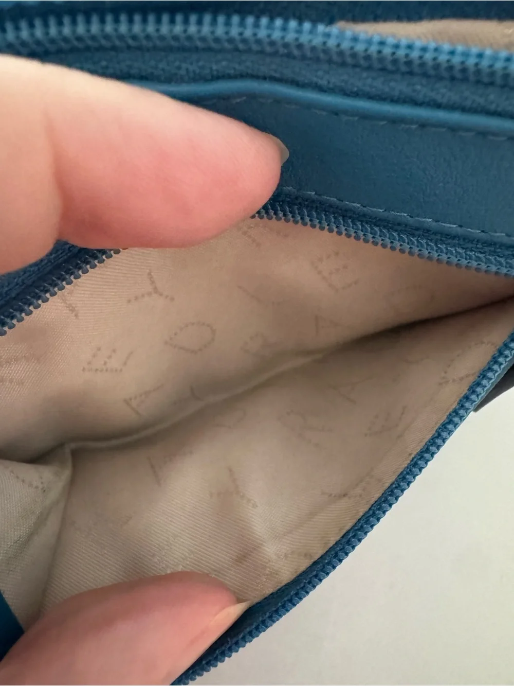RADLEY LONDON Teal Zip Coin Purse with Front Pocket Wallet